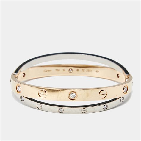 two tone cartier bracelet